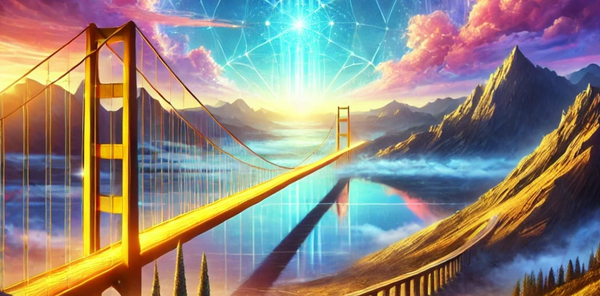 Golden bridge with a bright future, the cover image for the blog post